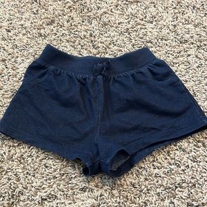 Toddler faux denim 4t pull on shorts.